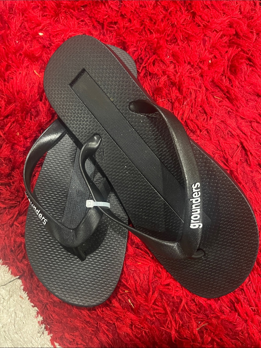 Grounders Women's Black Flip Flop Sandals - Everyday Comfort